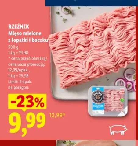 Mięso mielone z łopatki i boczku Rzeźnik