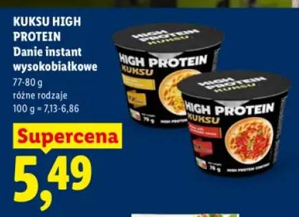 Danie instant wysokobiałkowe Kuksu High Protein
