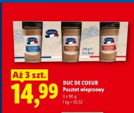 Pasztet wieprzowy 3-pak Duc De Coeur