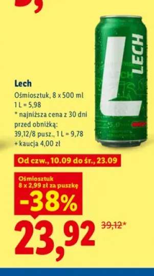Piwo Lech 8-pak