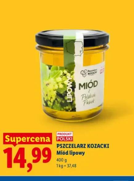 Miód lipowy Pszczelarz Kozacki
