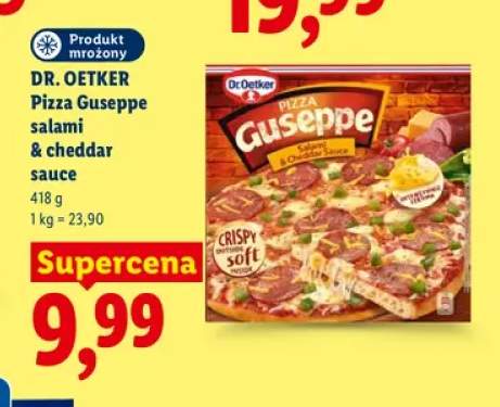 Pizza Guseppe salami & cheddar sauce Dr. Oetker