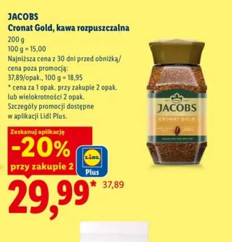 Kawa rozpuszczalna Cronat Gold Jacobs
