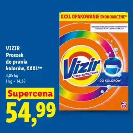 Proszek do prania kolorów XXXL Vizir