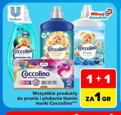 Produkty do prania i płukania tkanin marki Coccolino +4 warianty