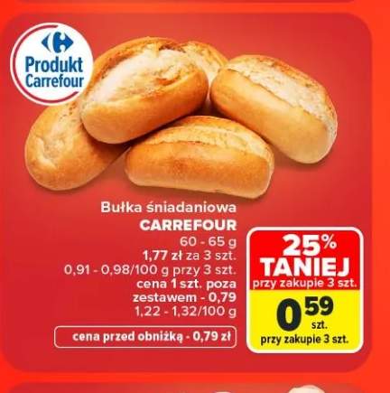 Bułka śniadaniowa Carrefour