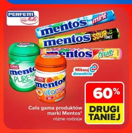Produkty marki Mentos