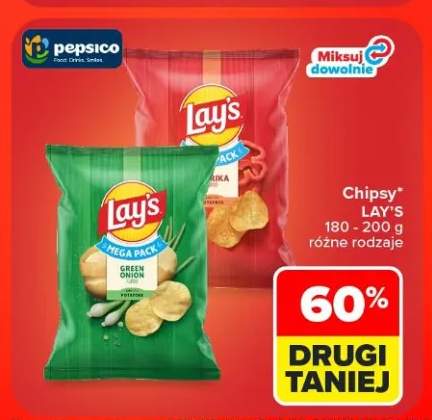 Chipsy Lay's Paprika +1 wariant
