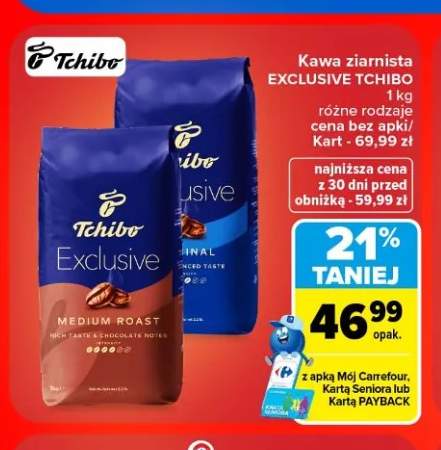Kawa ziarnista Exclusive Tchibo