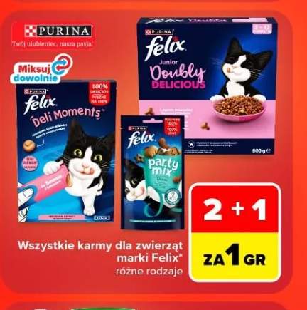 Karmy dla zwierząt marki Felix +3 warianty