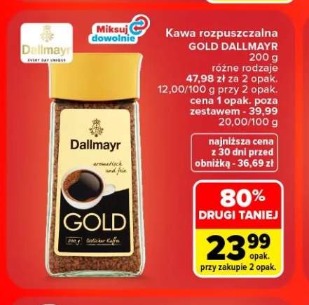 Kawa rozpuszczalna Gold Dallmayr