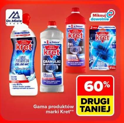 Gama produktów marki Kret