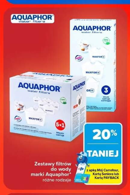 Zestawy filtrów do wody Aquaphor