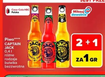 Piwo Captain Jack Tropical Sunset +2 warianty