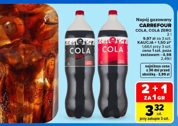 Napój gazowany Carrefour Cola +1 wariant