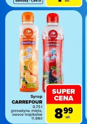 Syrop Carrefour grenadyna +2 warianty