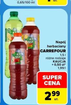 Napój herbaciany Carrefour