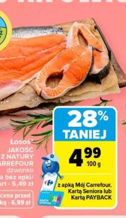 Łosoś dzwonko Jakość z Natury Carrefour