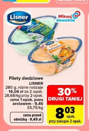 Filety śledziowe Lisner
