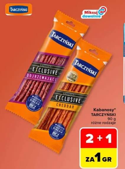 Kabanosy Exclusive dojrzewające Tarczyński +1 wariant