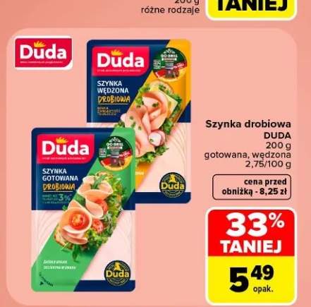 Szynka drobiowa gotowana Duda +1 wariant