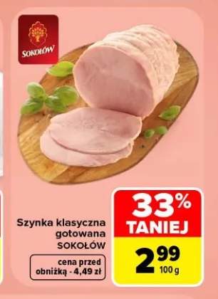 Szynka klasyczna gotowana Sokołów