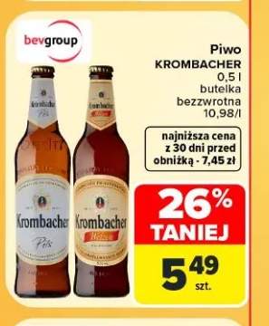 Piwo Krombacher Pils +1 wariant
