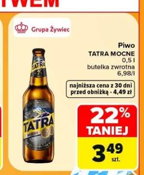 Piwo Tatra Mocne