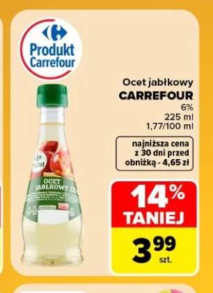 Ocet jabłkowy 6% Carrefour