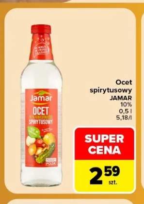 Ocet spirytusowy 10% Jamar