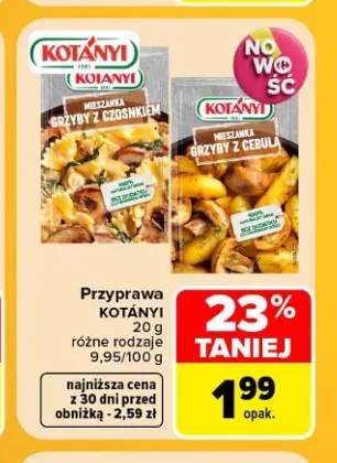 Przyprawa Kotányi grzyby z czosnkiem +1 wariant