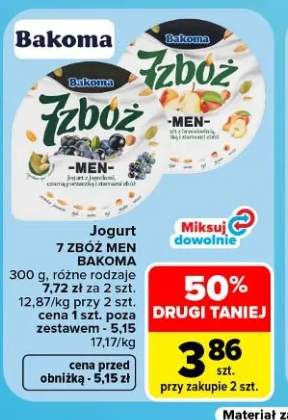 Jogurt 7 Zbóż Men Bakoma