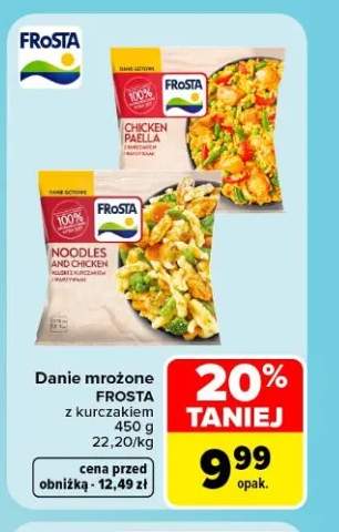 Danie mrożone Frosta z kurczakiem
