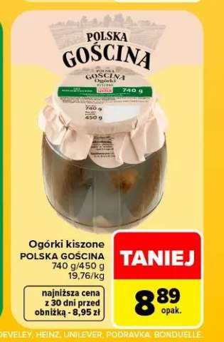 Ogórki kiszone Polska Gościna