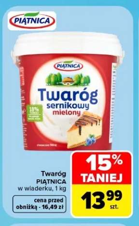 Twaróg Piątnica w wiaderku