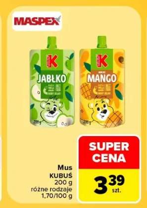 Mus Kubuś jabłko +1 wariant