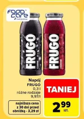 Napój Frugo czarne +1 wariant