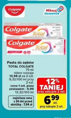 Pasta do zębów Total Colgate