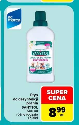 Płyn do dezynfekcji prania Sanytol