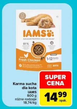 Karma sucha dla kota IAMS