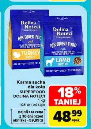 Karma sucha dla kota Superfood Dolina Noteci