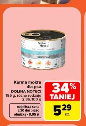 Karma mokra dla psa Dolina Noteci