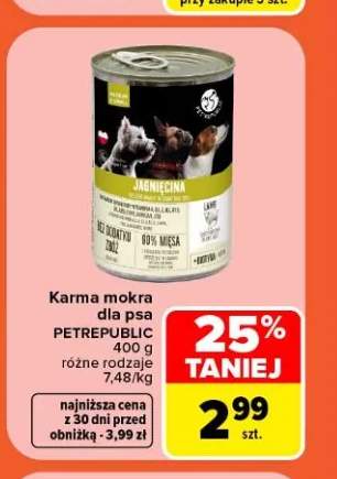 Karma mokra dla psa PetRepublic