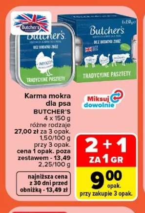 Karma mokra dla psa Butcher's 4-pak