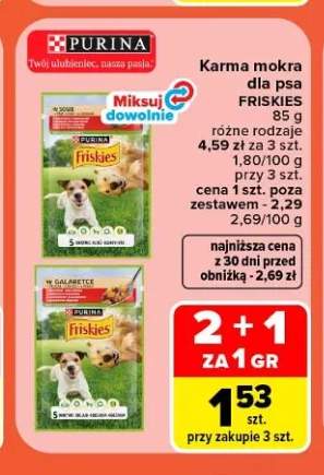 Karma mokra dla psa Friskies Purina