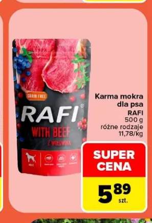 Karma mokra dla psa Rafi