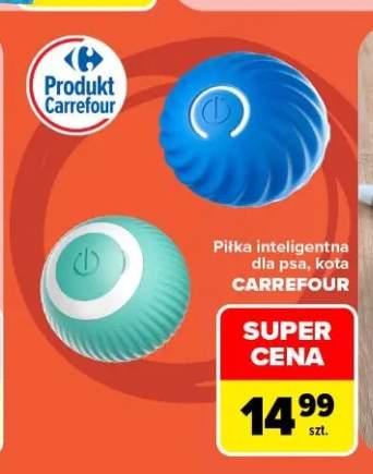 Piłka inteligentna dla psa kota Carrefour