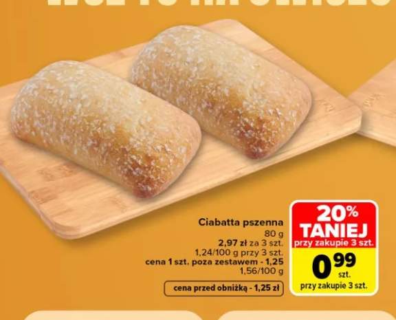 Ciabatta pszenna