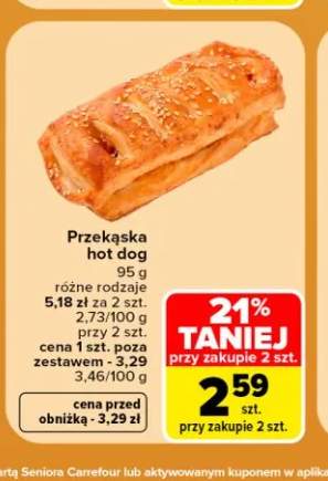 Przekąska hot dog