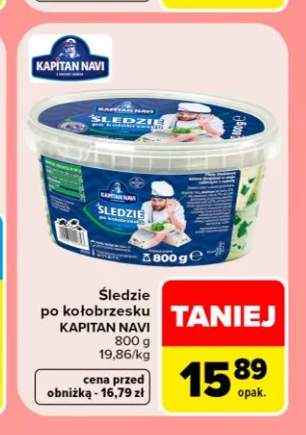 Śledzie po kołobrzesku Kapitan Navi
